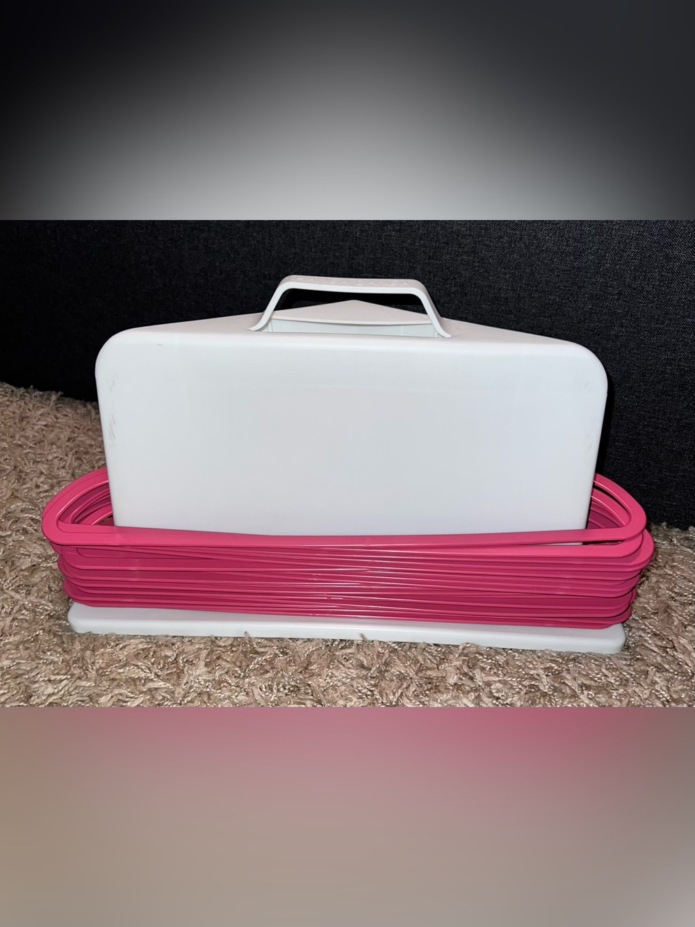 60 Slim Plastic (Non-Velvet) Clothes Hangers - Approx. 17.7" inch wide - Picture 9 of 12